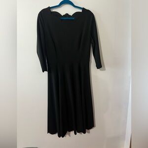Scallop-edged Dress
